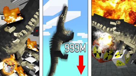 Was kann SCP 682, das UNVERWUNDBARE REPTIL, in Minecraft zerstören! Experimente mit SCP 682 in Minecraft
