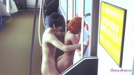 Black Widow – wird im Zug gefickt; Doggy-Style; dicker Arsch; großer Hintern; Schlampe; Hure; 3D-Sex-Porno-Hentai; [Marvel]