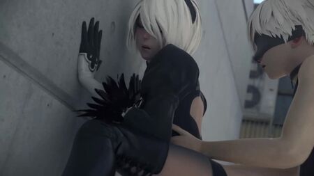 NieR Automata – 2B 9S SFM NSFW 3D R34 Blender Hentai Porno Rule34