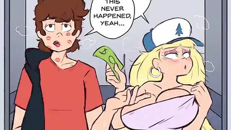 Dipper Pines & Pacifica Northwest treiben es im Aufzug
