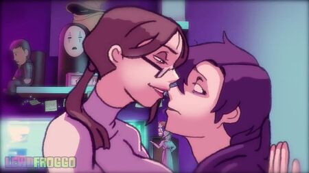 von Lewd Froggo – 2D-Kurzporno-Animation: MILF, Blowjob, Deepthroat, harter Sex, Mädchen, Hentai