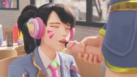 D.va – Blowjob-Trick – Overwatch-Porno [3D-Porno, R34, Hentai, SFM, Sex in jeder Form, 3D-Hentai, Fellatio, Blowjob, Handjob, Sperma im Mund, wütend]
