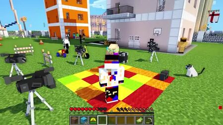 [EvgenBro] Obdachloses Kind und Mädchen tanzen „Nuba“ und über das Überleben eines Obdachlosen! Minecraft im echten Leben – Trolling-Video