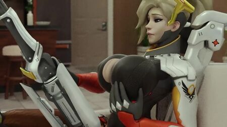 OVERWATCH MERCY ENTSPANNEN, WACHSENDE RIESENBRÜSTE, GROSSE BRÜSTE, MASTURBATION PORNO SFM HENTAI SEX 3D (18+)