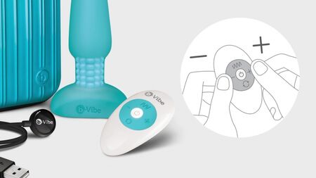 Bvibe – Rimming-Plug mit Fernbedienung