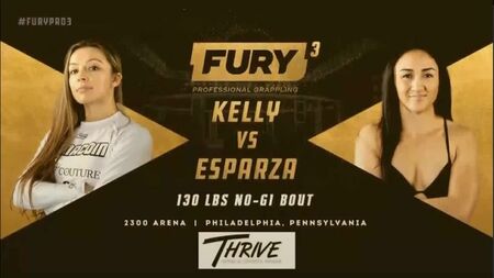 DANIELLE KELLY GEGEN CARLA ESPARZA – FURY GRAPPLING 3