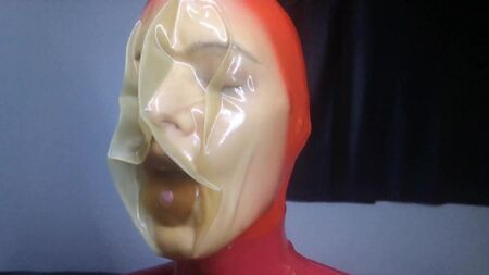 Latex-Atemmaske