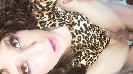 Sissy, devot, Bareback, Creampie, Sissy-Fick, Nahaufnahme, POV #1