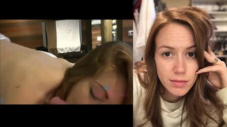 Kimberly Brix gibt einen Blowjob – Marisha Ray hilft beim Wichsen
