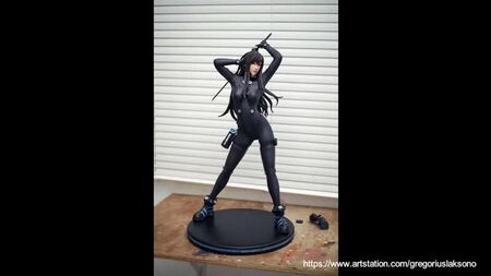 Reika Shimohira – „Gantz“-Fan-Art-Statue im 3D-Druck